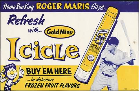 Icicle Water Ice Roger Maris
